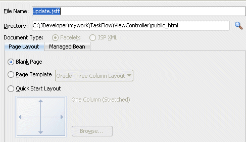 создавать страницы jsf фрагмент