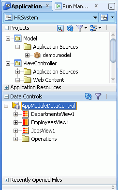 App навигатор с AppModuleDataControl выбран в Данные органы Управления аккордеон.